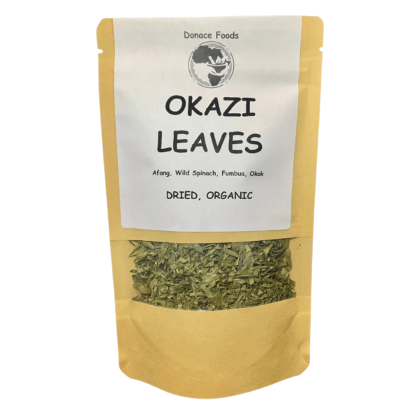 okazi leaves, african spinach, afang, okok