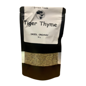 Thyme in a stand-up pouch