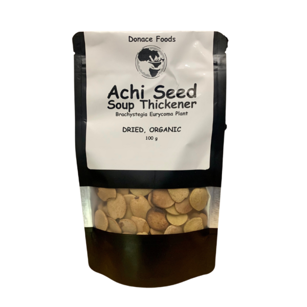 achi soup thickener in a stand-up pouch