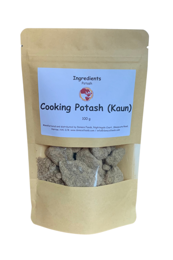 potash for food in a pouch